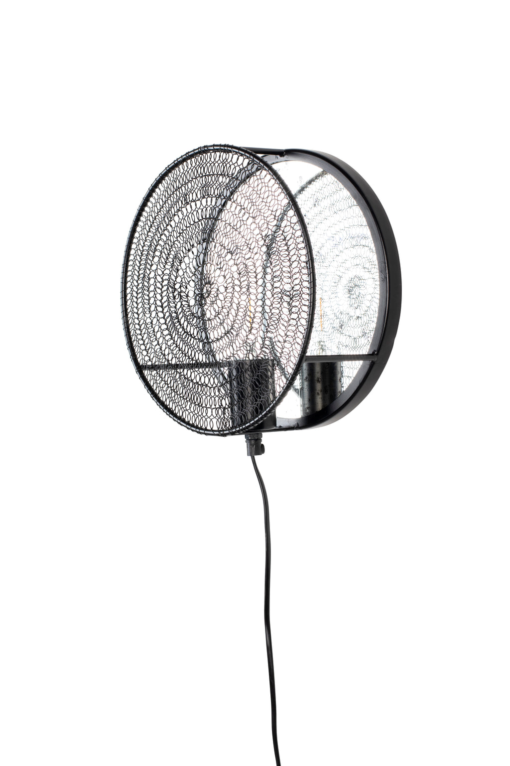 Lea - Aplique de Pared - Metal - Negro
