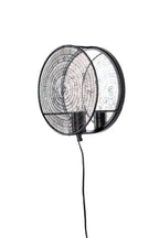 Lea - Aplique de Pared - Metal - Negro