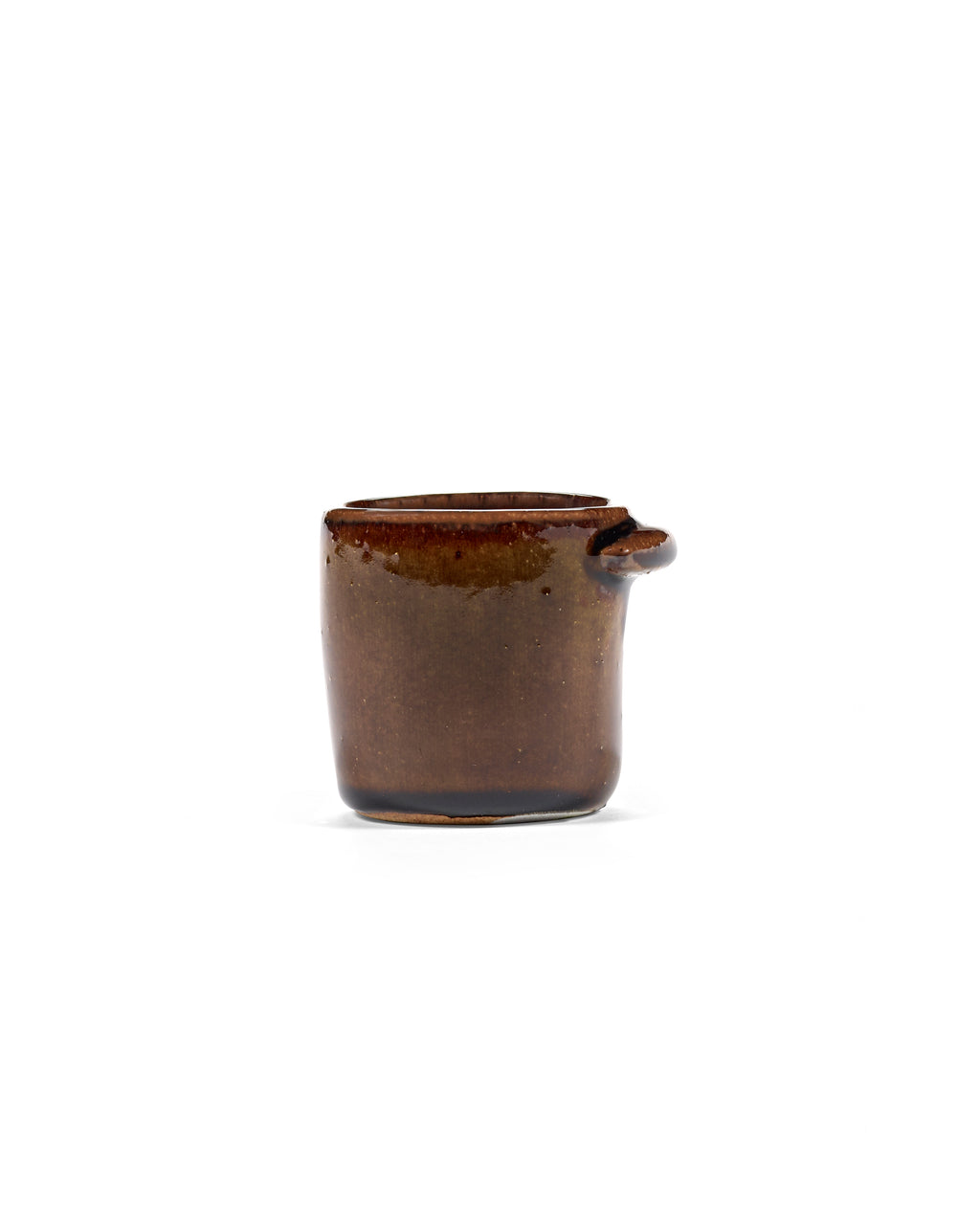 Out Of Lines - Set van 2 espressokopjes zonder oor - Gres - Oker