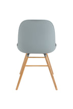 Albert Kuip - Lot De 2 Chaises De Salle À Manger - Plastique polypropylène - Gris Clair