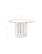 Barlet 120' - Table De Salle À Manger - Bois - Chêne/Marron