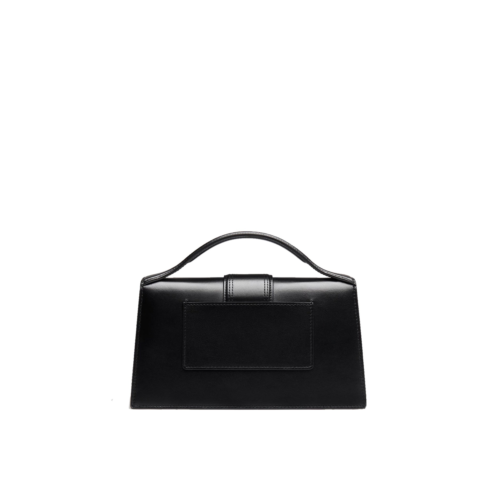 Jacquemus - Sac Le Grand Bambino - Gold Logo - Femme - Black