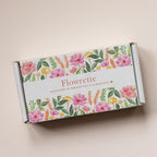 Peigne Fleurs En Papier Blanc Et Vert