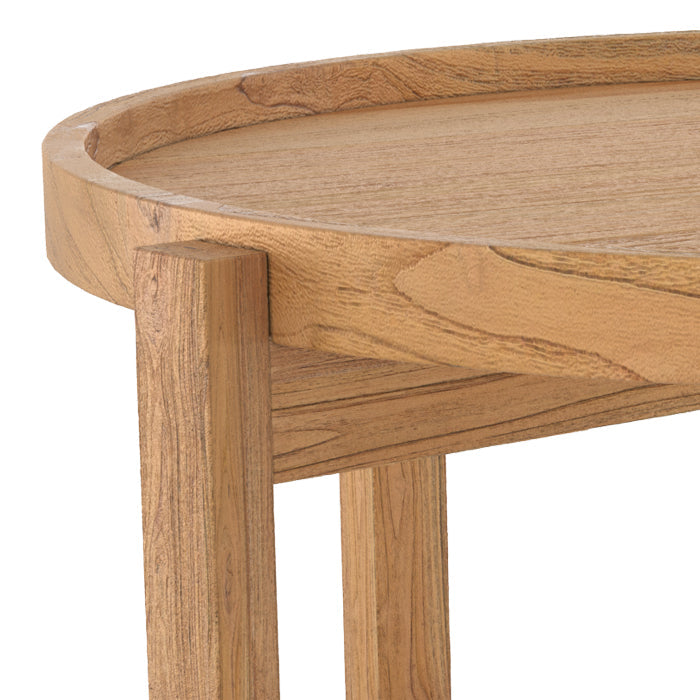 Kouma - Round Recycled Teak Wood Coffee Table