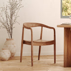 Lombok - Silla de madera de teca biselada