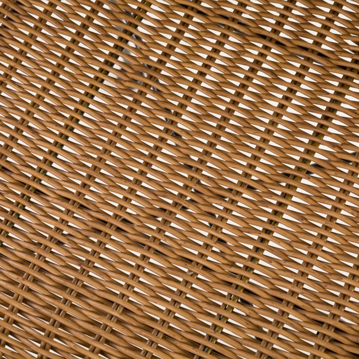 Sirivara - Lot De 2 Chaises Intérieur/Extérieur En Résine Tressée Naturelle
