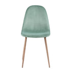 Fredrik - Lot De 2 Chaises En Velours Vert D'Eau