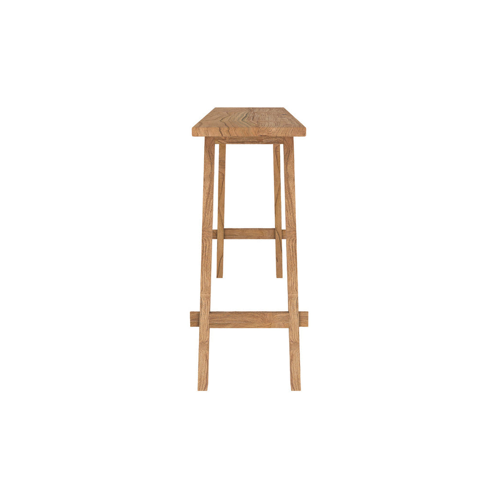 Cahya - Console En Bois De Teck Recyclé