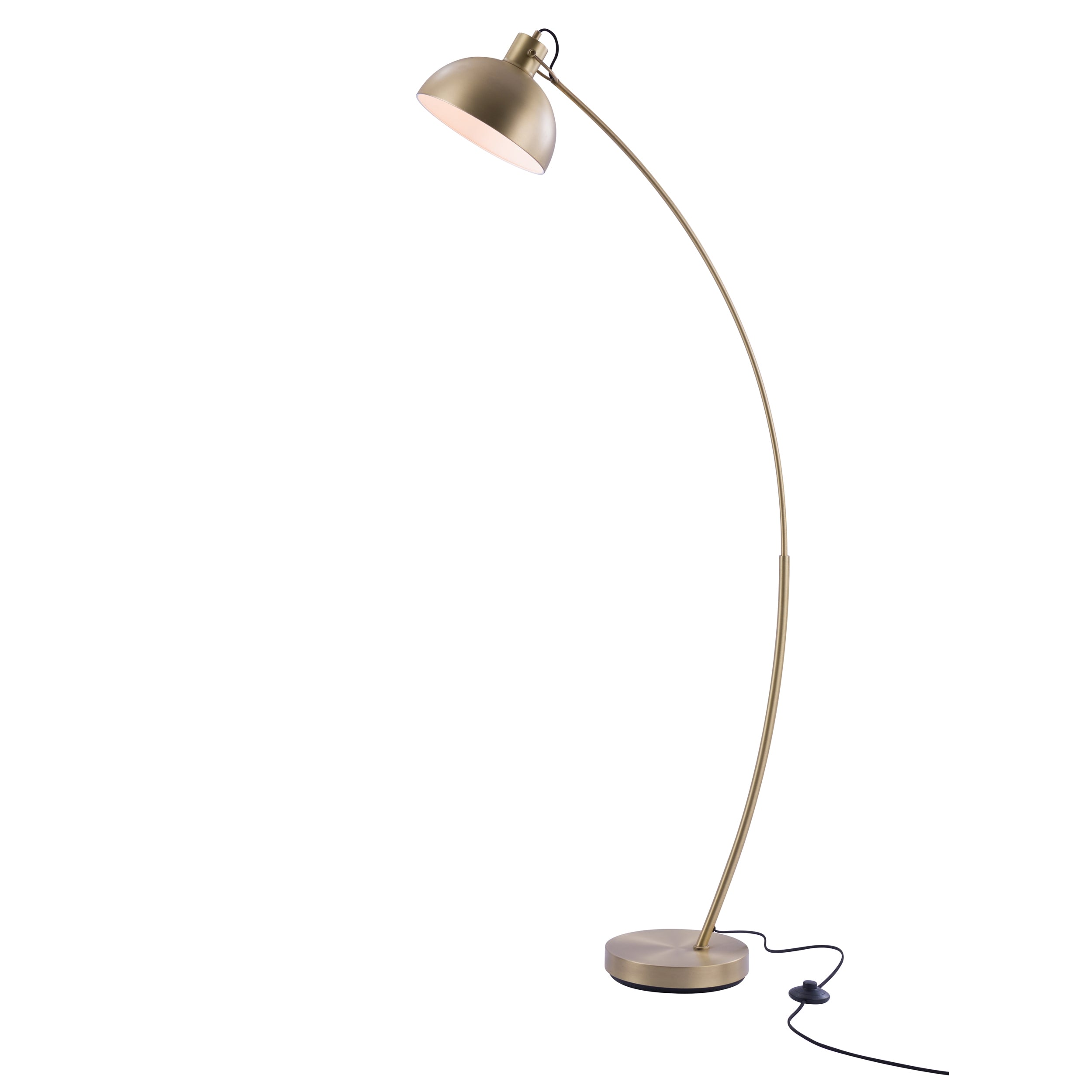 Jersey - Lampadaire En Métal Couleur Laiton