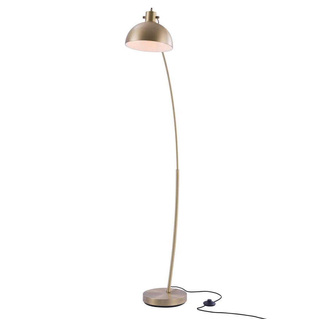 Jersey - Lampadaire En Métal Couleur Laiton