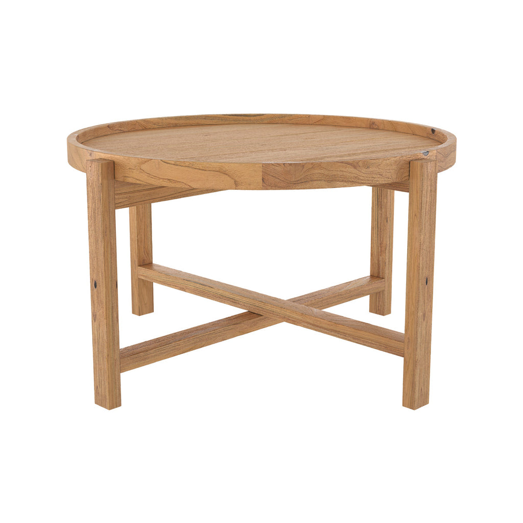 Kouma - Round Recycled Teak Wood Coffee Table