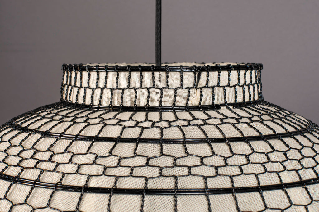 Ming Ronde '45 - Pendant Lamp - Iron - White