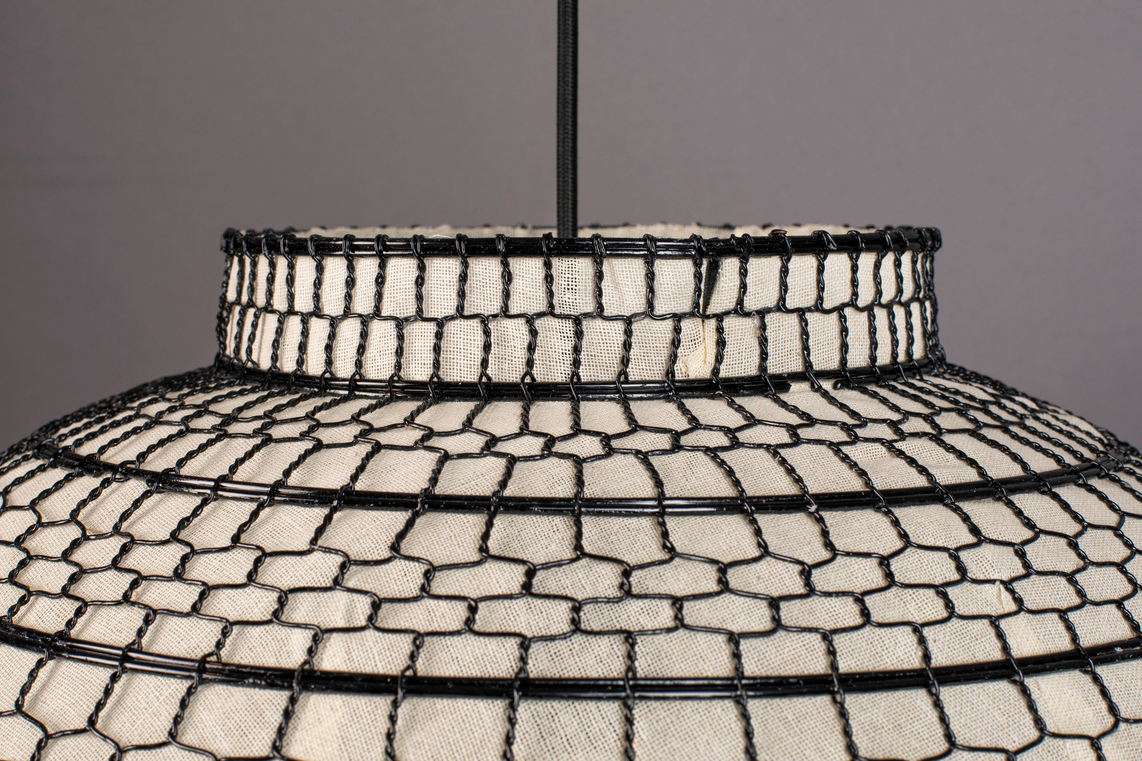 Ming Ronde '45 - Pendant Lamp - Iron - White