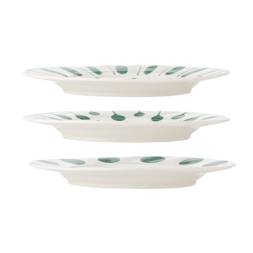 Linora - Plato - Verde - Gres