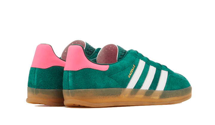 Adidas - Gazelle Indoor Collegiate Green Lucid Pink - Vert