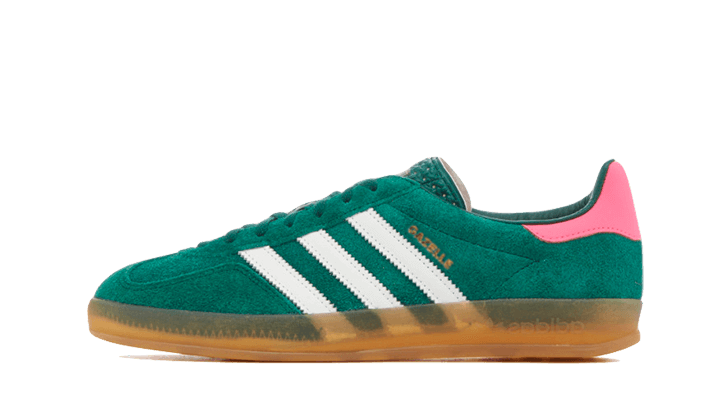 Adidas - Gazelle Indoor Collegiate Green Lucid Pink - Vert