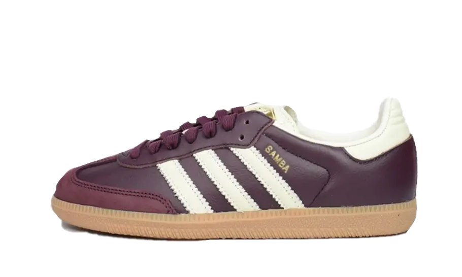 Adidas - Samba Og Maroon Crewht Gold - Marron