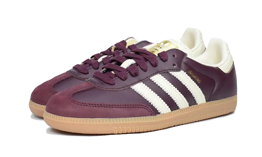 Adidas - Samba Og Maroon Crewht Gold - Marron