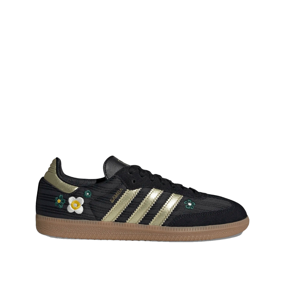 Adidas Samba OG - Women's Trainers Black/Metallic Gold