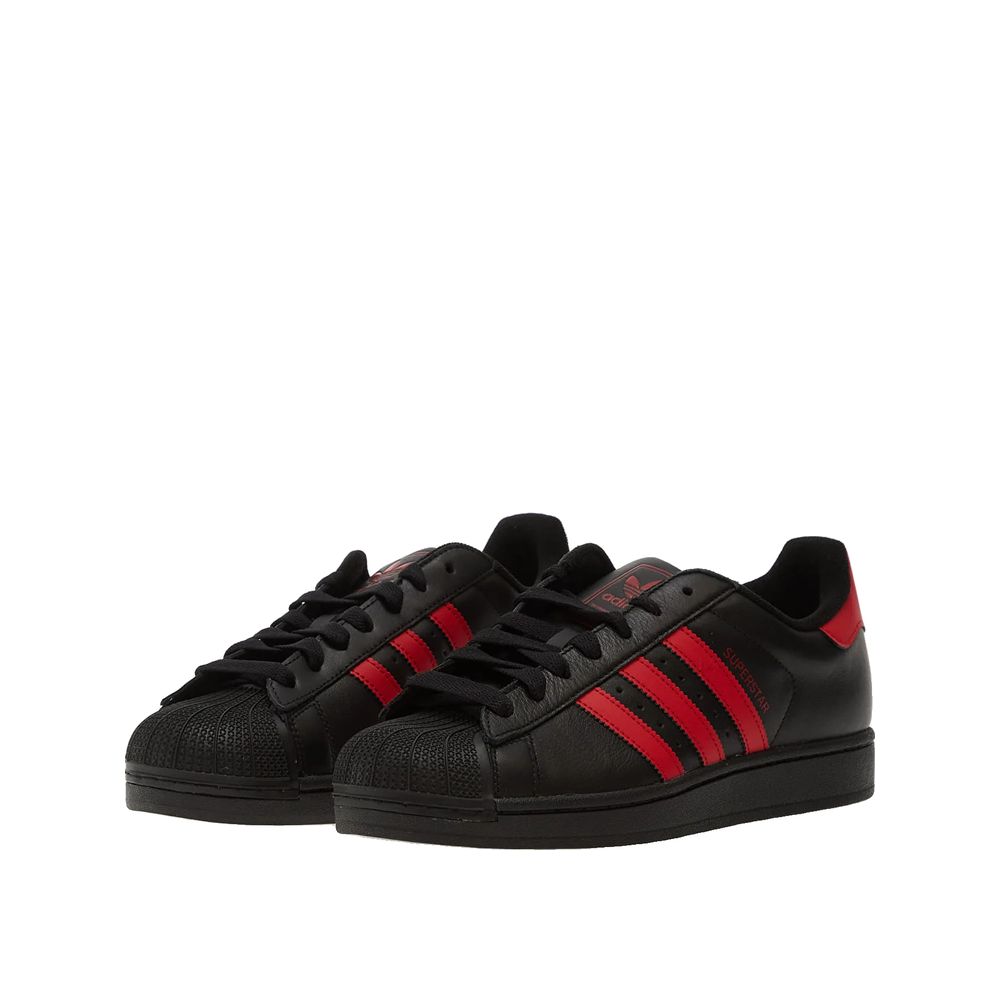 Adidas Superstar II - Men's Trainers Black/Red