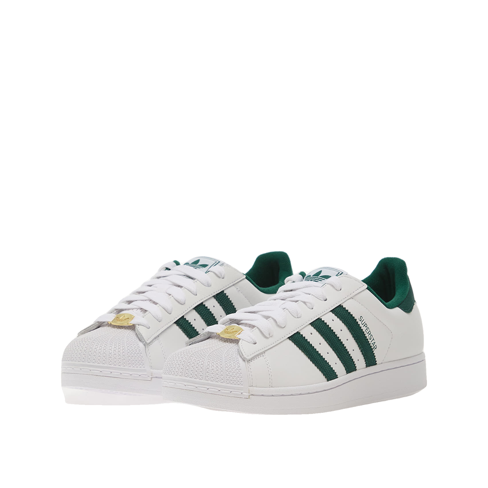 Adidas Superstar II - Baskets Homme Blanc/Vert