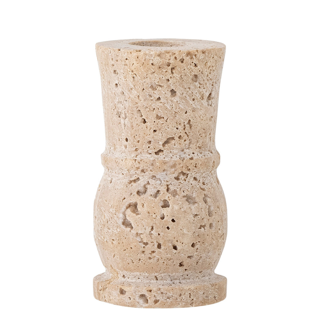 Ilise - Lote de 6 Candeleros - Natural - Travertino