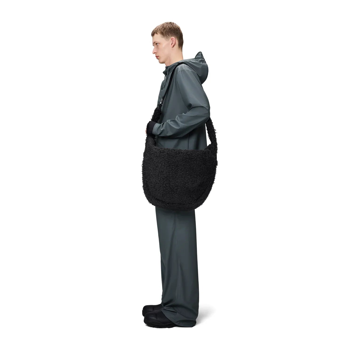 Valera Vision Shoulder Large Black Bag - Unisex