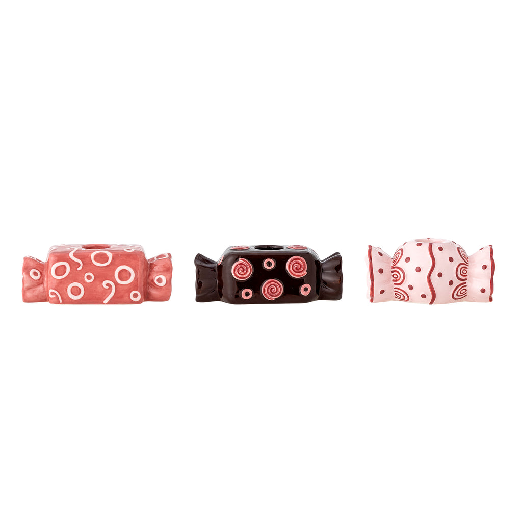 Maiano - Candle Holder - Powder Pink - Ceramic
