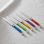 Lag Heritage Coffret De 6 Couteaux À Steack Abs Couleurs