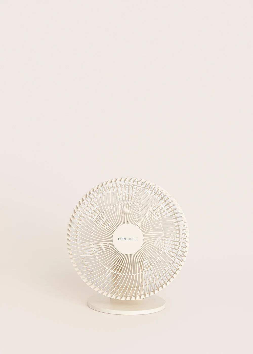 Air Dual Compact - Ventilateur De Table & Mural Rechargeable 10W - Blanc Cassé