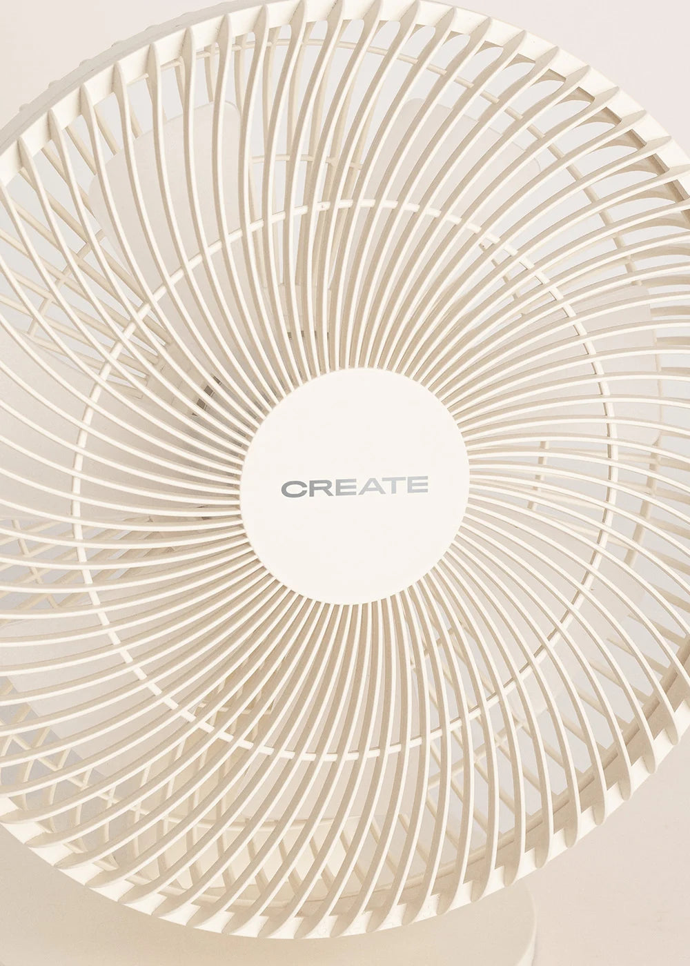 Air Dual Compact - Ventilateur De Table & Mural Rechargeable 10W - Blanc Cassé