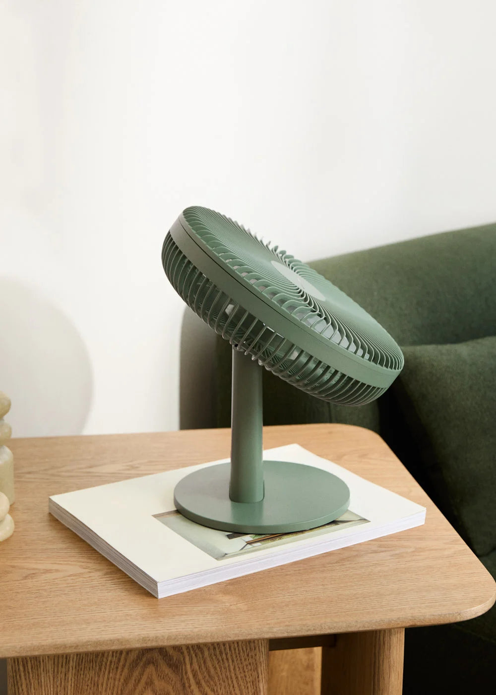 Air Dual Compact - Ventilateur De Table & Mural Rechargeable 10W - Sauge