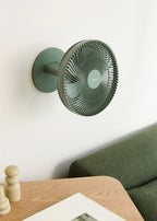 Air Dual Compact - Ventilateur De Table & Mural Rechargeable 10W - Sauge
