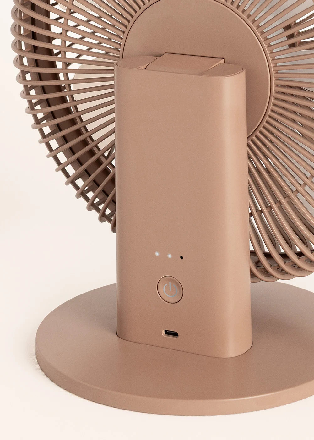 Air Dual Compact - Ventilateur De Table & Mural Rechargeable 10W - Moka
