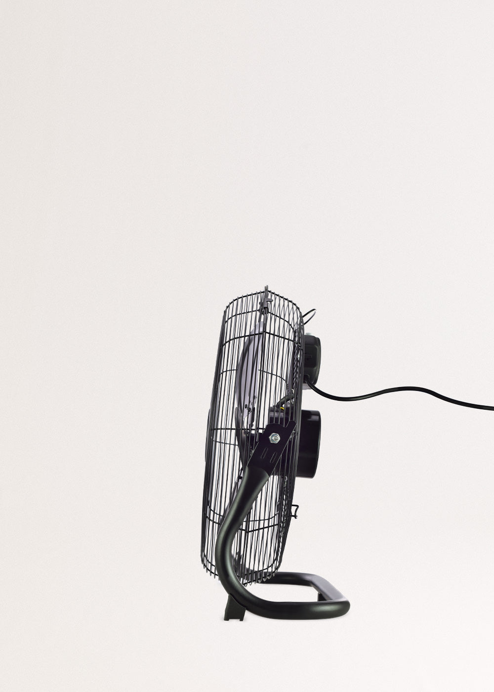 Air Floor Retro - Ventilateur De Sol Industriel - 16" - Noir