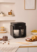Air Fryer - 4.2 L Oil-Free Fryer with Water Sprayer - Black