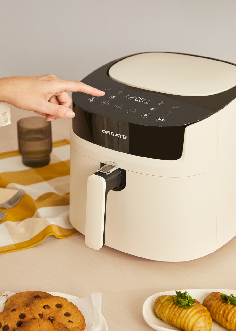 Air Fryer Pro Large - Oil-Free Fryer 6.2L - Off White