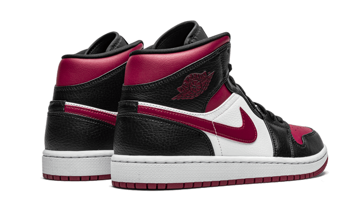 Air Jordan - Air Jordan 1 Mid Bred Toe - Noir