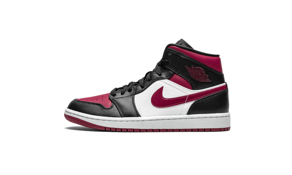 Air Jordan - Air Jordan 1 Mid Bred Toe - Noir
