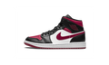 Air Jordan - Air Jordan 1 Mid Bred Toe - Noir