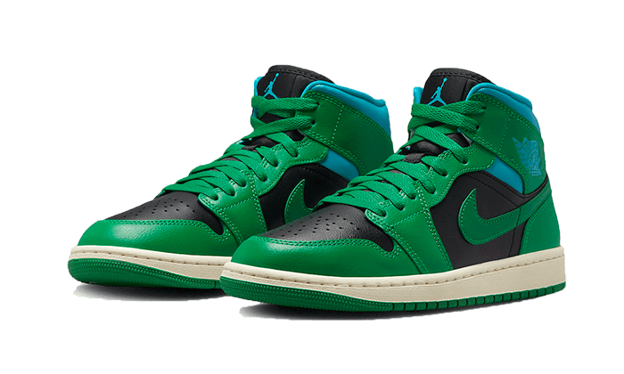 Air Jordan - Air Jordan 1 Mid Lucky Green Aquatone - Vert
