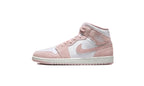 Air Jordan - Air Jordan 1 Mid Pink Suede - Noir