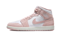 Air Jordan - Air Jordan 1 Mid Pink Suede - Noir