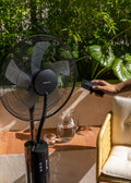 Air Mist Pro - Oscillating Mist Fan with Remote Control - Black