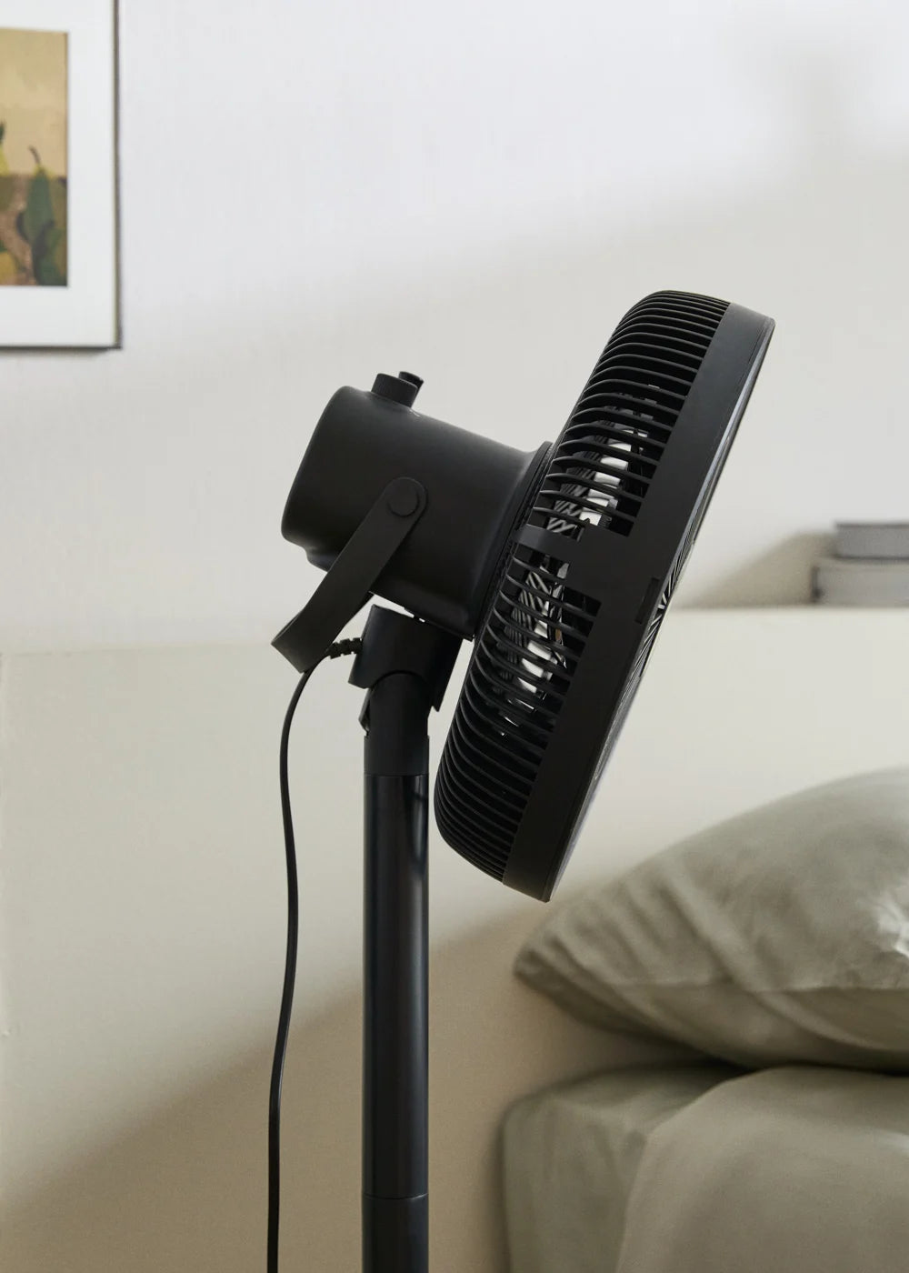 Air Stand Foldable - 50W Foldable Pedestal Fan - Black