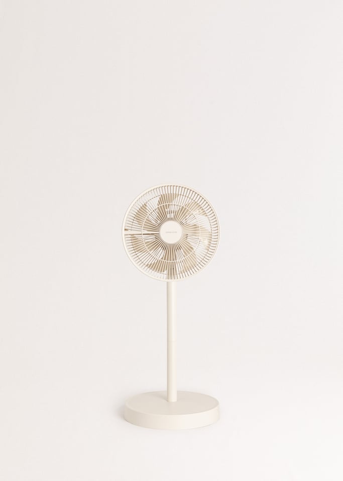 Foldable Air Stand - 50W Foldable Pedestal Fan - Off White
