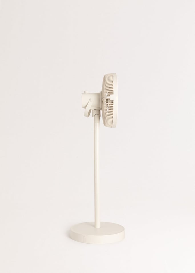 Foldable Air Stand - 50W Foldable Pedestal Fan - Off White