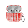 Coque Red Gingham Pour Apple Airpods 4