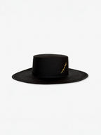 Chapeau Paille Alba - Black
