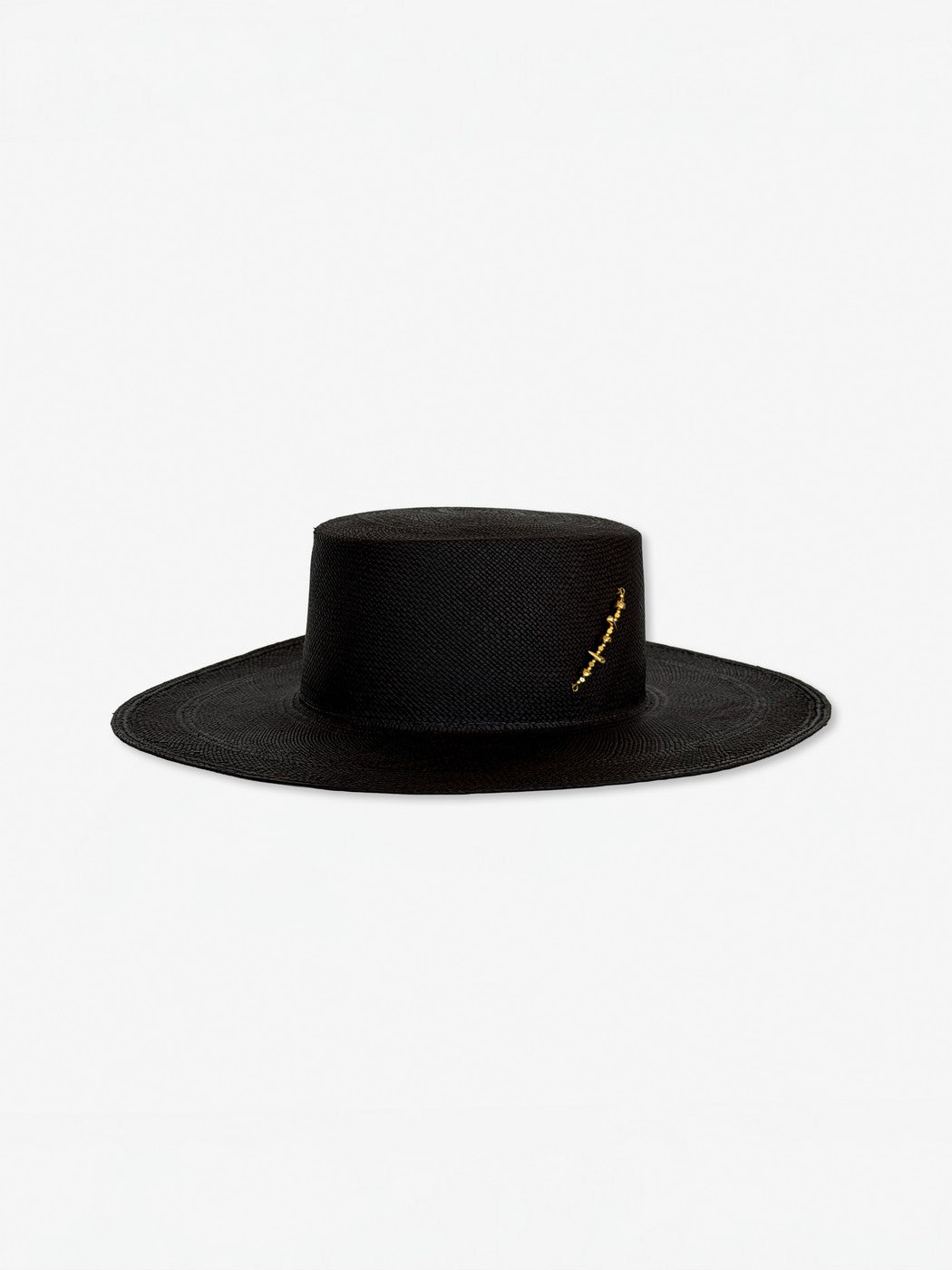 Chapeau Paille Alba - Black